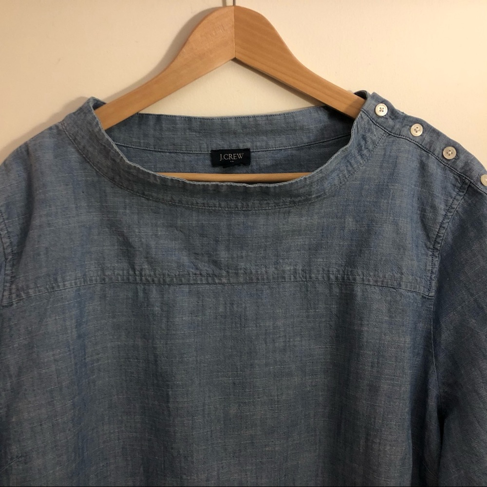 J Crew Factory Chambray Top